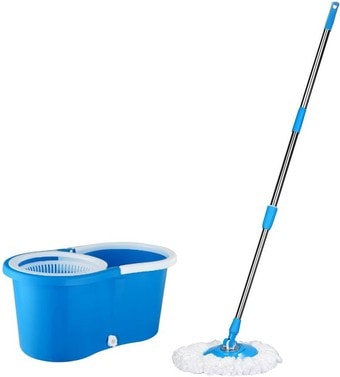Швабра с отжимом Deko DKFM10 с пластиковой центрифугой