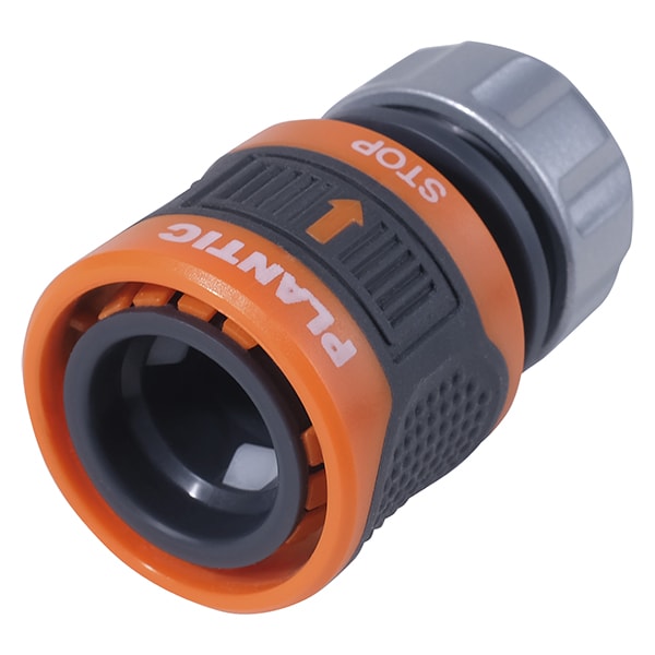 Коннектор c металлическим фиксатором аквастоп 5/8-3/4" Plantic light 39381-01