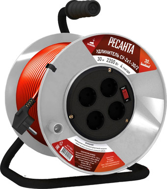 Удлинитель Ресанта СУ-2x1-30/2