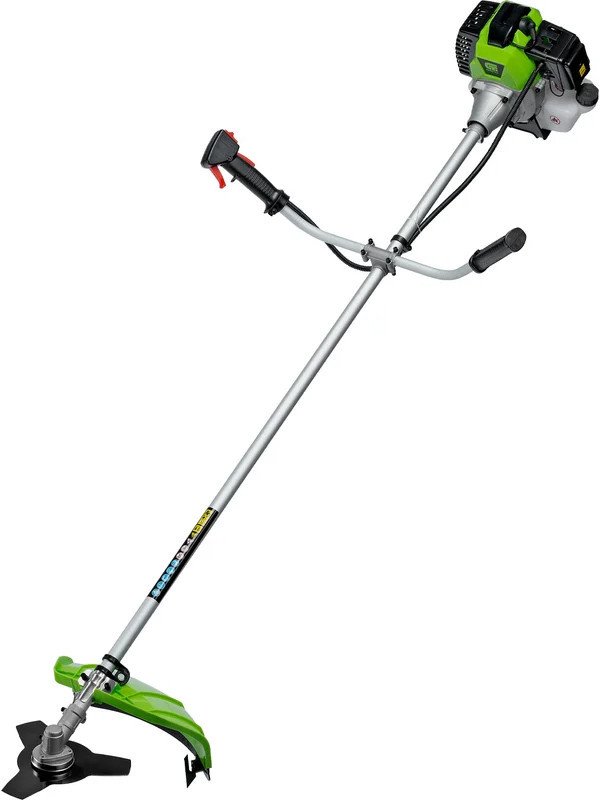 Триммер бензиновый СИБРТЕХ ТС-3000Н, 52 см3, неразъемная штанга, состоит из 2 частей