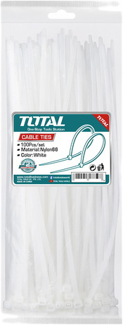 Стяжка для кабеля Total THTCT8001 (100 шт)