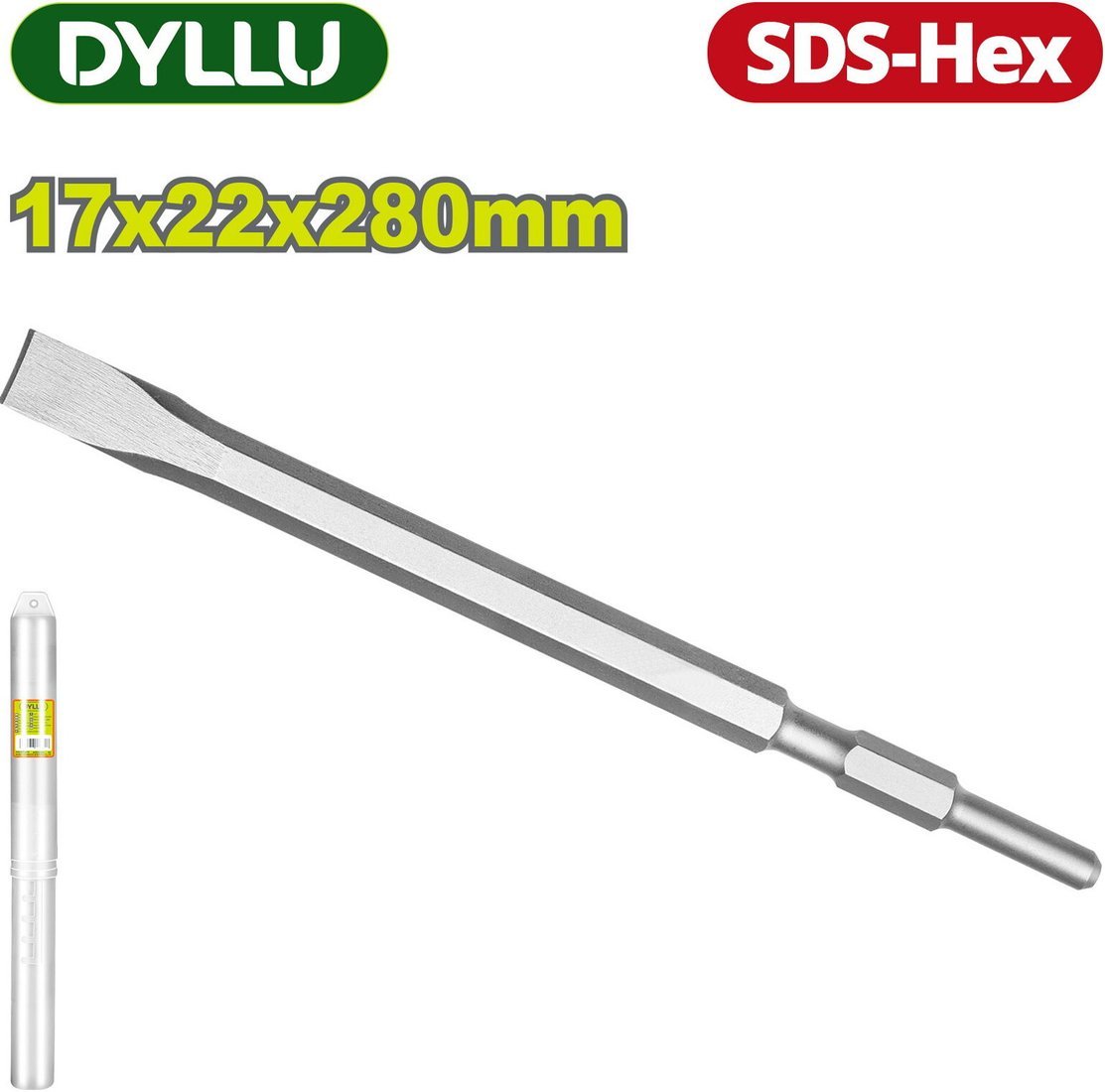 Плоское зубило Dyllu DTGZ1206