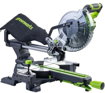 Аккумуляторная торцовочная пила Greenworks 24В GD24MS216