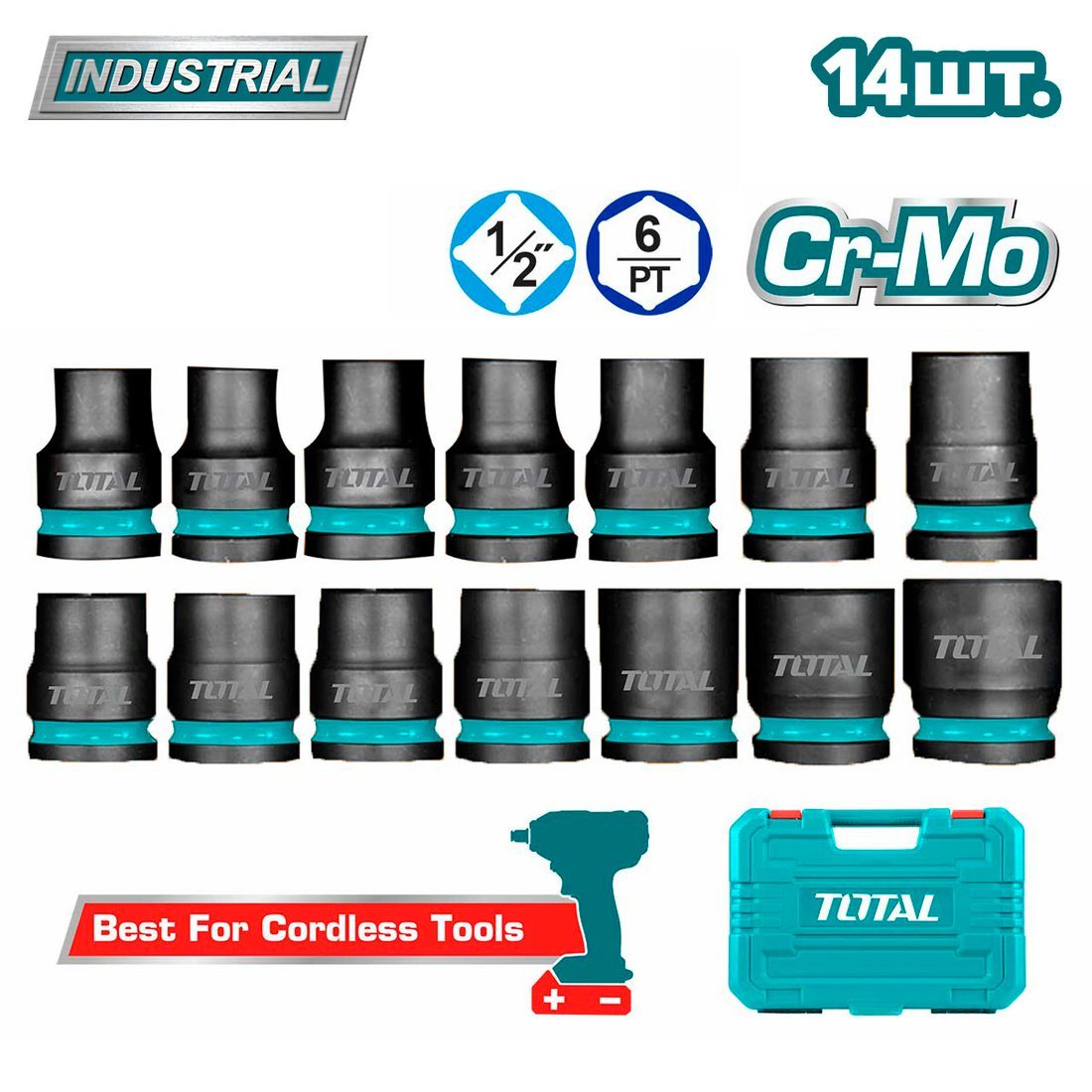 Головка слесарная Total THISTD12141