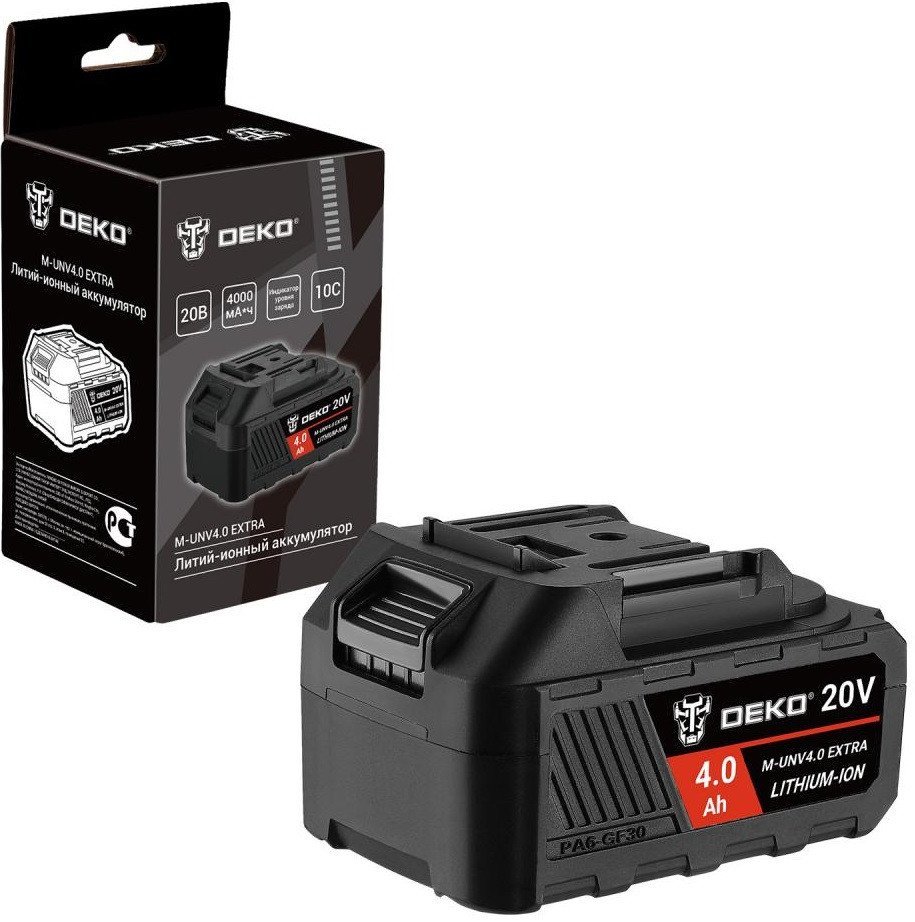 Аккумулятор Deko M-UNV4.0 Extra 081-1019 (20В/4 Ач)