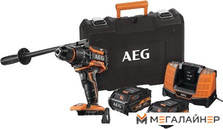 Ударная дрель-шуруповерт AEG Powertools BSB 18BL LI-602C 4935464100 (с 2-мя АКБ 6 Ач, кейс) купить в Минске с доставкой