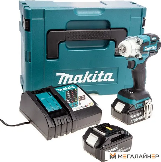 Гайковерт Makita DTW285RTJ (с 2-мя АКБ 5 Ач, кейс) купить в Минске с доставкой