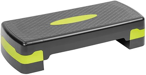 Степ платформа для фитнеса, аэробики Sundays Fitness IR97301 (черный/зеленый)