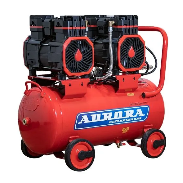 Компрессор Aurora PASSAT-50/750  4G безмасляный 2 режима работы (50л, 750л/мин, 4.36кВт)