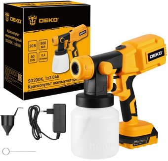 Краскораспылитель Deko SG20DK 083-1133 (с 1-им АКБ)