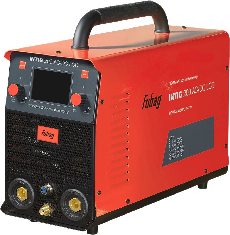 Инвертор сварочный аргонодуговой FUBAG INTIG 200 AC/DC PULSE LCD