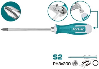 Отвертка Total THGSPH32006