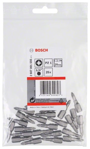 Набор бит Bosch 2607001556 (25 предметов)