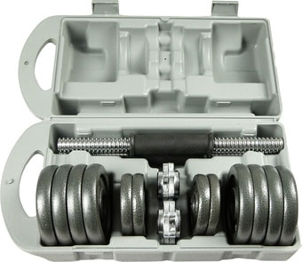 Гантели Atlas Sport Металлические в чемодане 2x7.5 кг