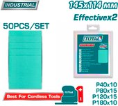 Набор шлифлистов Total TAC145115 (50 шт)