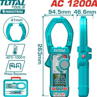 Токовые клещи Total TMT7610001