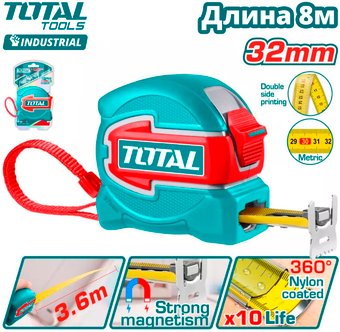 Рулетка Total TMT80832M