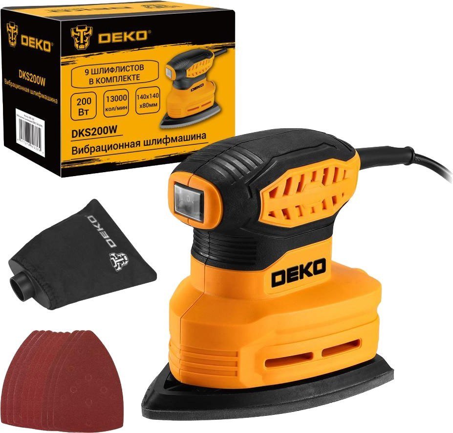 Дельташлифмашина Deko DKS200W 083-1200