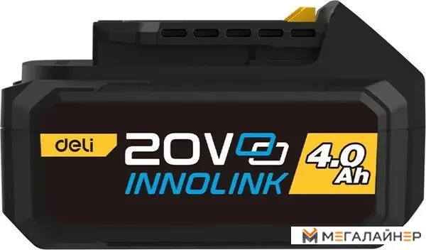 Аккумулятор с зарядным устройством Deli EDL-CM20A4E (20В/2x4 Ah + 20В) купить в Минске с доставкой