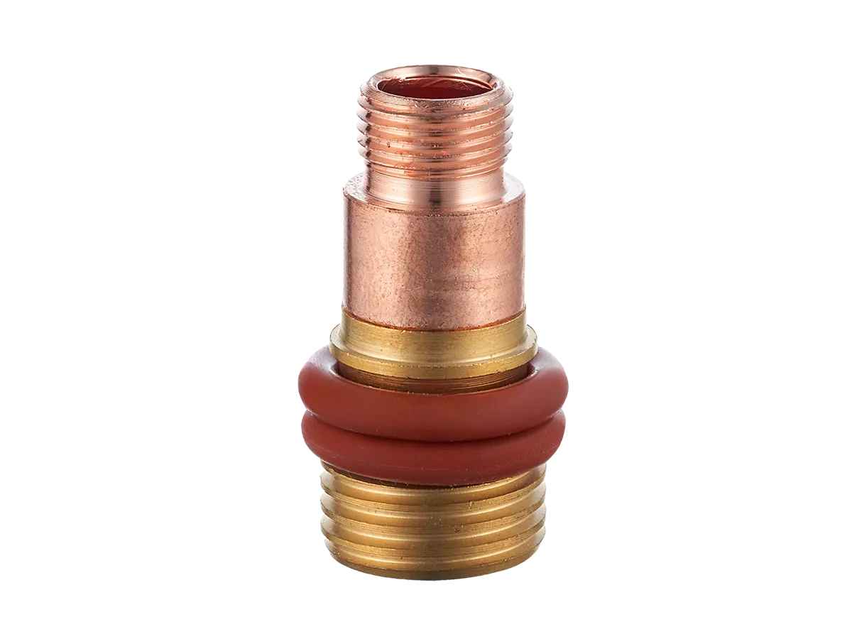 Держатель цанги короткий с линзой d1.6 для TIG 17–18–26 Сварог