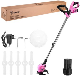 Триммер Deko DKTR12 063-4409 (с 2-мя АКБ)