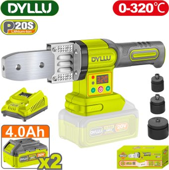 Аппарат для сварки труб Dyllu DTWM20182 (с 2-мя АКБ)