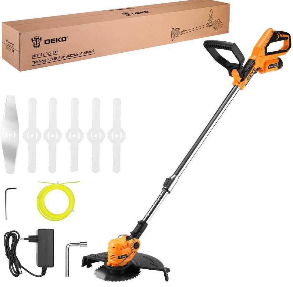 Триммер Deko DKTR12 085-2005 (с 1-им АКБ)