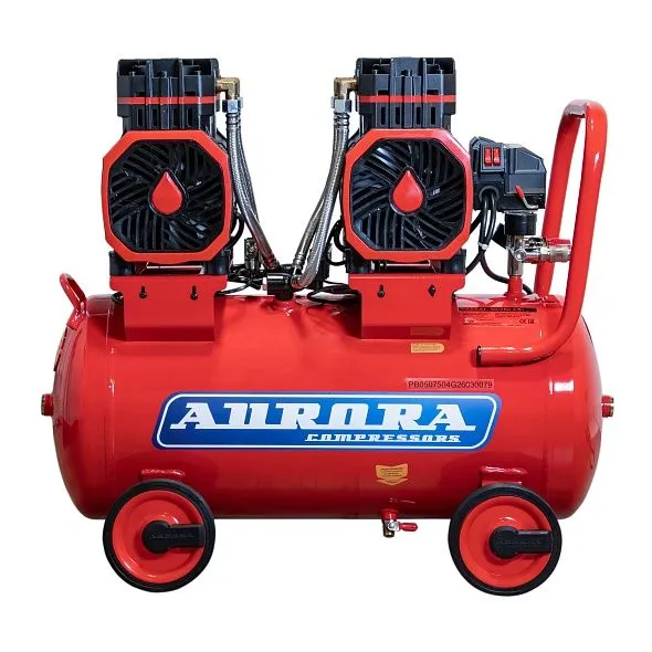 Компрессор Aurora PASSAT-50/750  4G безмасляный 2 режима работы (50л, 750л/мин, 4.36кВт)