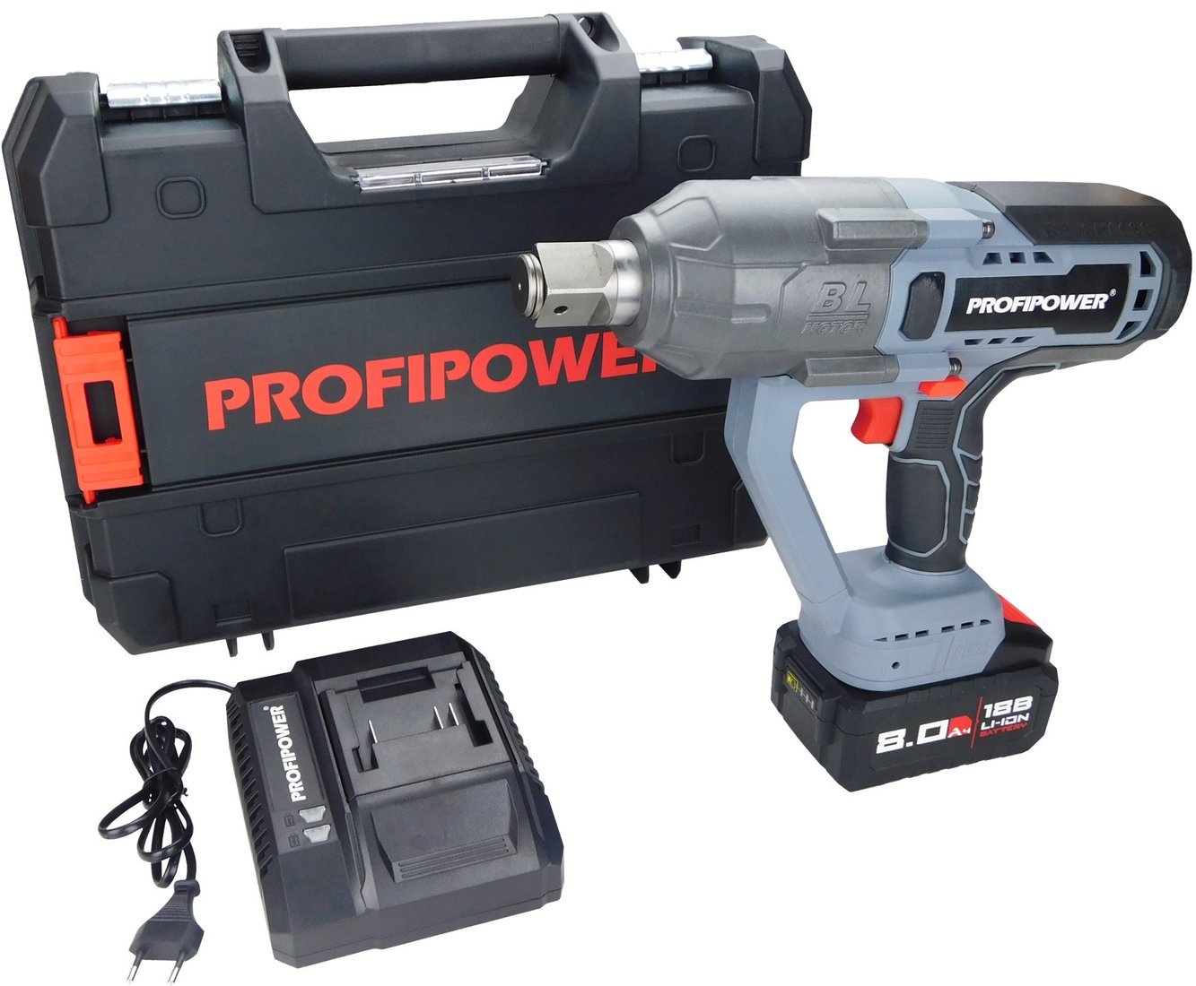 Гайковерт Profipower T-2500N (с 1-им АКБ, кейс)