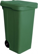 Контейнер для мусора БЗПИ с крышкой 120 л (зеленый) купить в Минске с доставкой