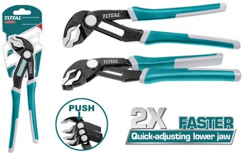 Клещи переставные Total THTJ381006