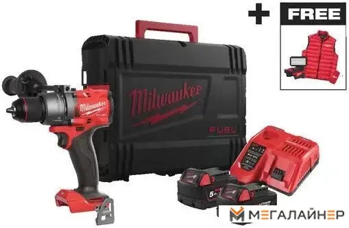 Ударная дрель-шуруповерт Milwaukee M18 FPD3MC-502X 4933499451 (с 2-мя АКБ, кейс) купить в Минске с доставкой