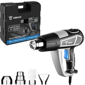 Промышленный фен Deko DKHG2500 PRO 085-1078 (кейс)