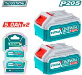 Набор аккумуляторов Total TOSLI240464 (20В/2x5 Ah)