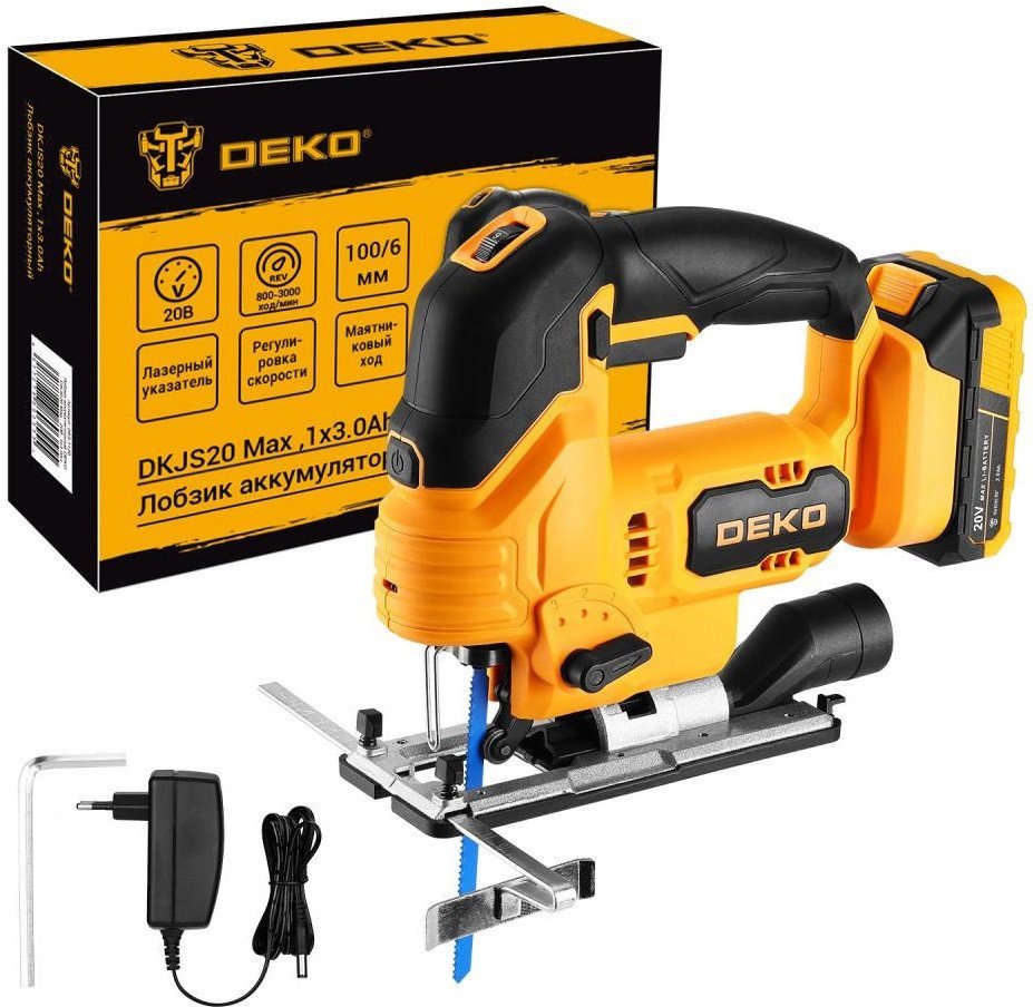 Электролобзик Deko DKJS20 Max 083-1126 (с 1-им АКБ)