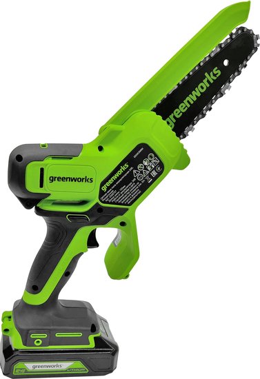 Аккумуляторная пила Greenworks GD24CSMNXK2 2008707UA (с 1-им АКБ 2 Ач)