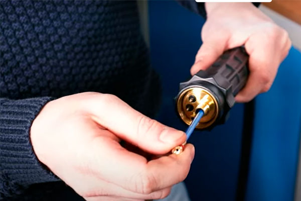 Установка тефлонового канала в MIG горелку