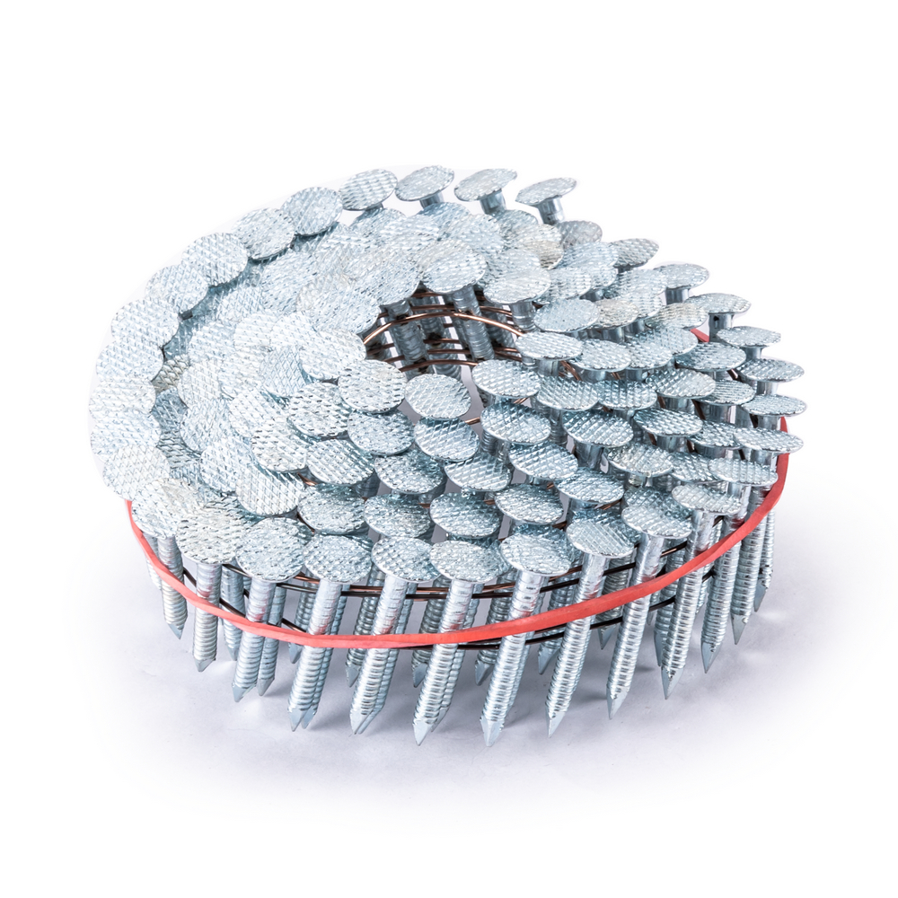 Гвоздь кровельный барабанный с кольцевой накаткой с цинковым покрытием 3,1 х 32 мм 120 шт. FoxWeld АERO