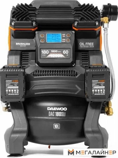 Компрессор аккумуляторный 42В / 220В DAEWOO DAC 180S Li SET