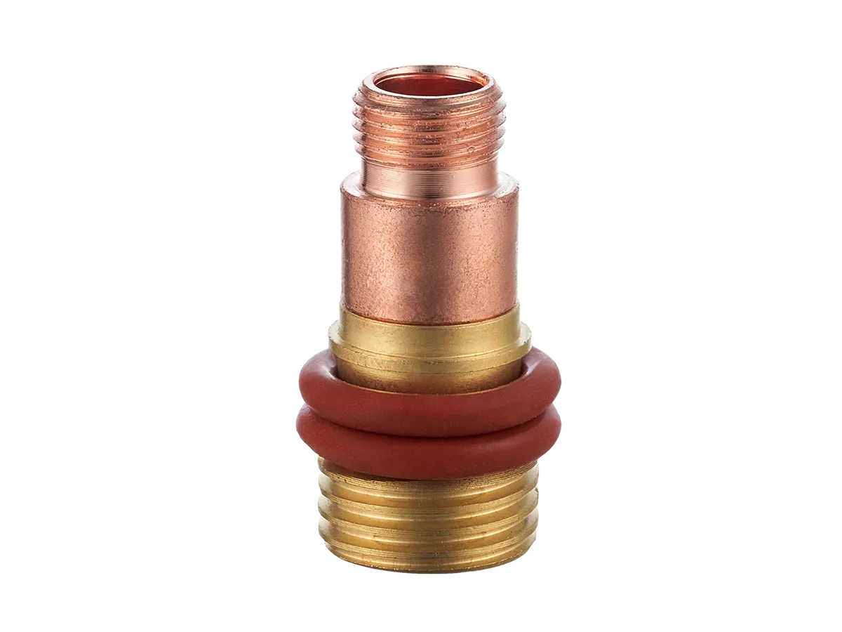 Держатель цанги короткий с линзой d2.0 для TIG 17–18–26 Сварог