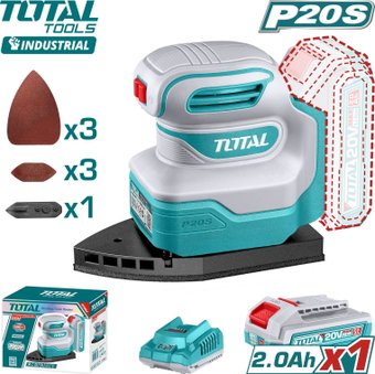 Дельташлифмашина Total TPSLI20141 (с 1-им АКБ)