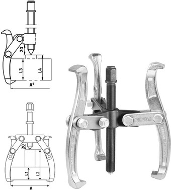 Съемник подшипников Total THTGP366