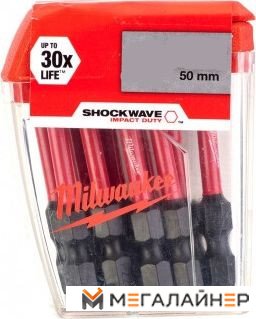 Бита Milwaukee Shockwave 4932471574 (10 шт)