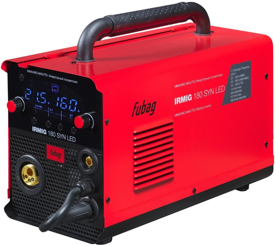 Сварочный инвертор Fubag IRMIG 180 SYN LED 646403