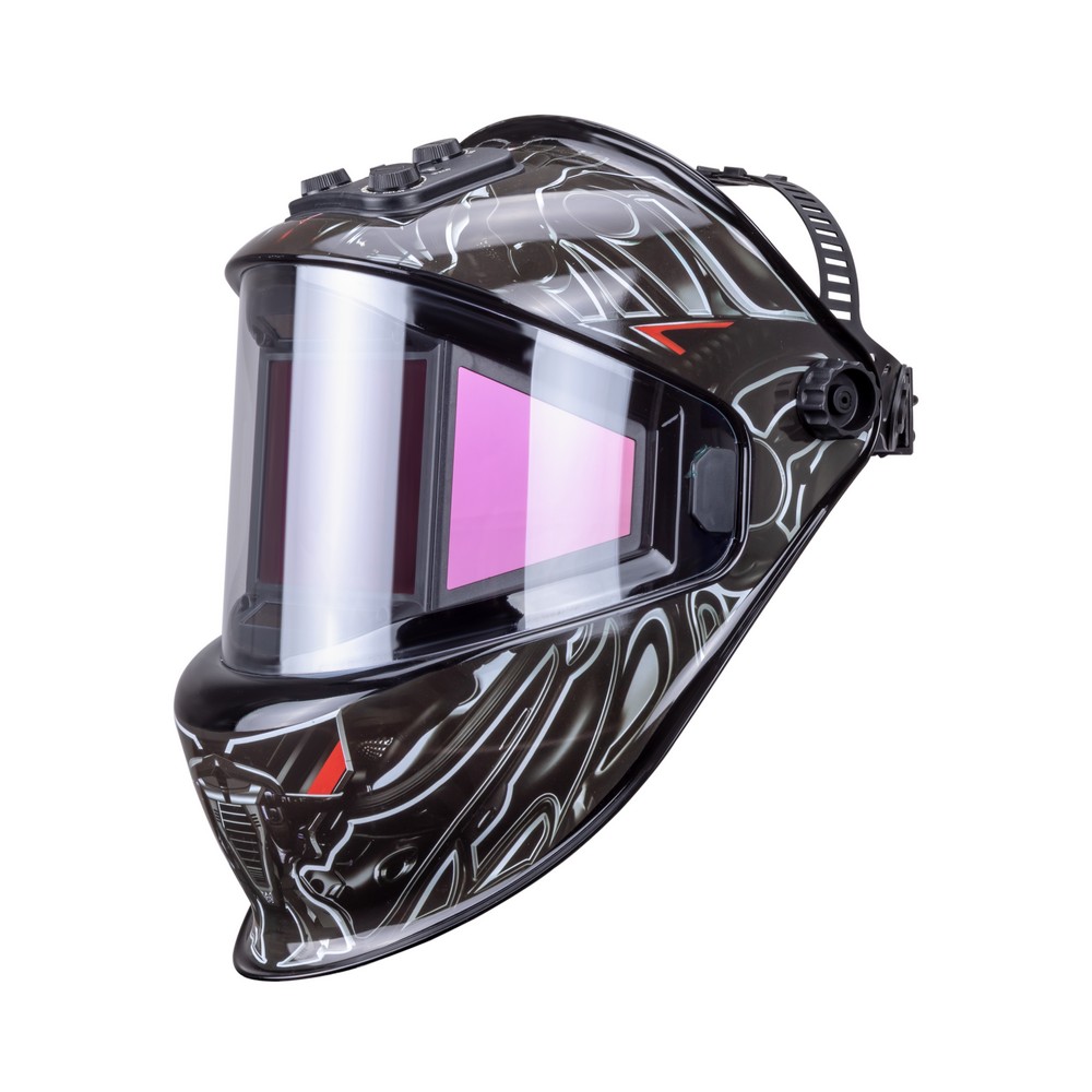 Маска сварщика КОРУНД МЕГА "чёрная" FoxWeld (ф-р MEGA, внеш. регулировка)