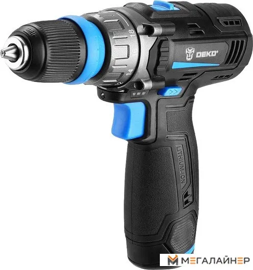 Дрель-шуруповерт Deko DKCD12V PRO 083-1004 (с 2-мя АКБ 1.5Ач, кейс) купить в Минске с доставкой