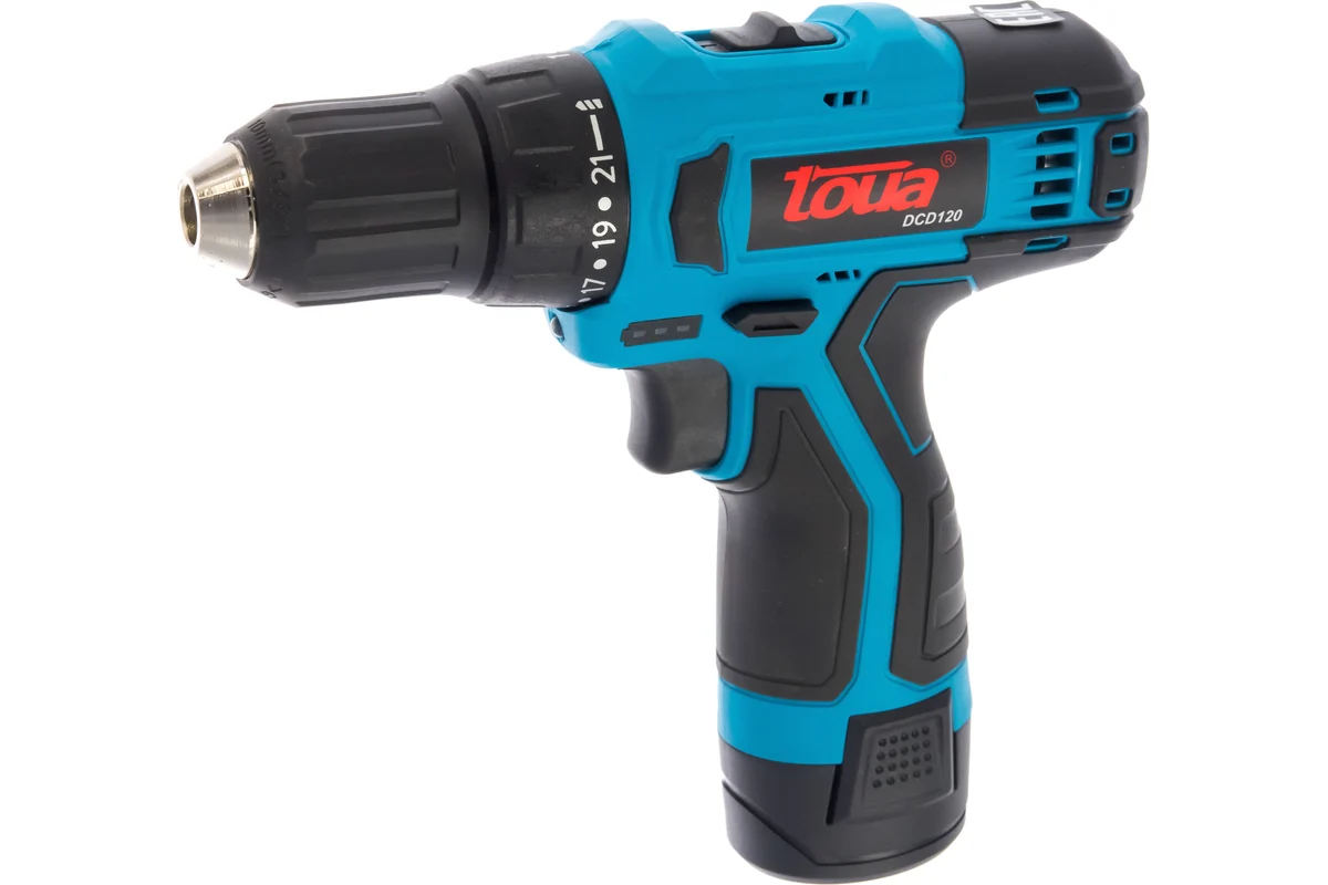 Шуруповерт Toua DCD120 (с 2-мя АКБ, кейс) (A-SHUR-DCD120)