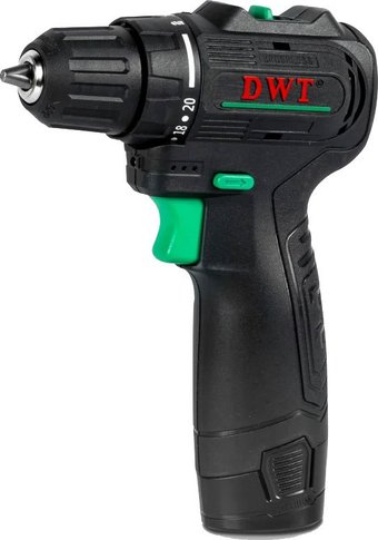 Дрель-шуруповерт DWT ABSP-12 DN-2 (с 2-мя АКБ, кейс)