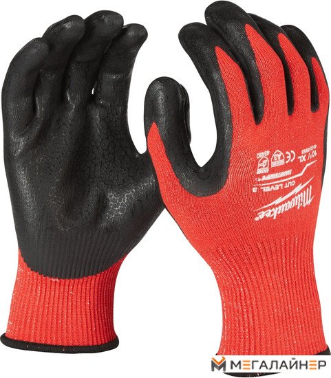 Перчатки хозяйственные Milwaukee Cut level 3/C 11/XXL 4932471423