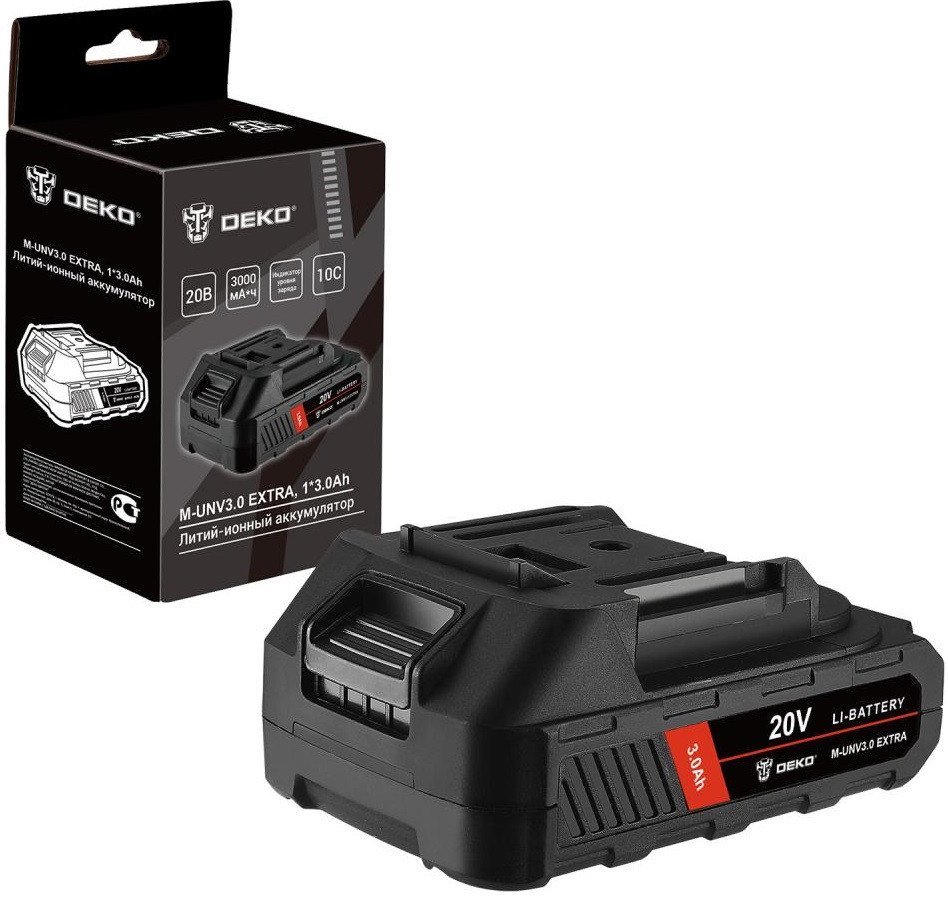 Аккумулятор Deko M-UNV3.0 Extra 081-1035 (20В/3 Ач)